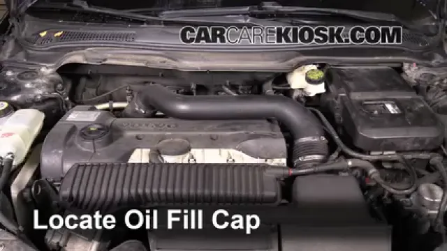 2008 Volvo C70 T5 2.5L 5 Cyl. Turbo Huile Ajouter de l'huile